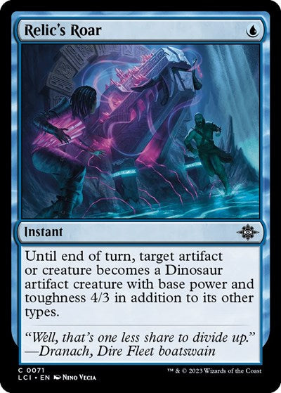 Relic's Roar (The Lost Caverns of Ixalan) Light Play
