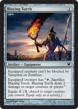 Blazing Torch (Innistrad) Light Play