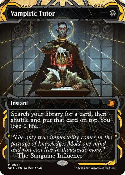 Vampiric Tutor (Secrets of Strixhaven: Mystical Archive) Light Play Foil