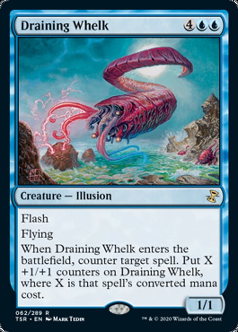 Draining Whelk (Time Spiral Remastered) Light Play Foil
