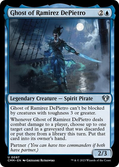 Ghost of Ramirez DePietro (Commander Masters) Light Play
