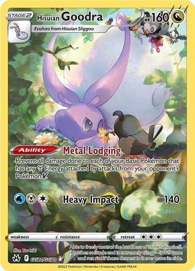 Hisuian Goodra (Crown Zenith: Galarian Gallery) Near Mint Holofoil