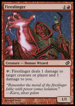 Fireslinger (Duel Decks: Jace vs Chandra) Damaged / Poor