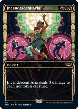 Incandescent Aria (Showcase) (Streets of New Capenna) Light Play