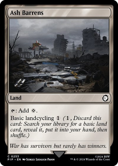 Ash Barrens (Universes Beyond: Fallout) Light Play