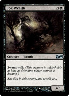 Bog Wraith (Magic 2010 Core Set) Light Play