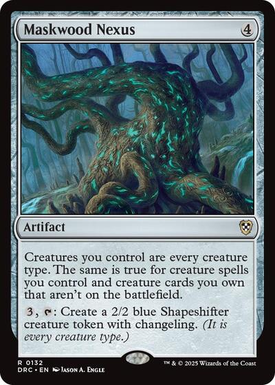 Maskwood Nexus (Commander: Aetherdrift) Light Play