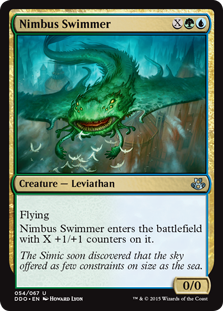 Nimbus Swimmer (Duel Decks: Kiora vs Elspeth) Light Play