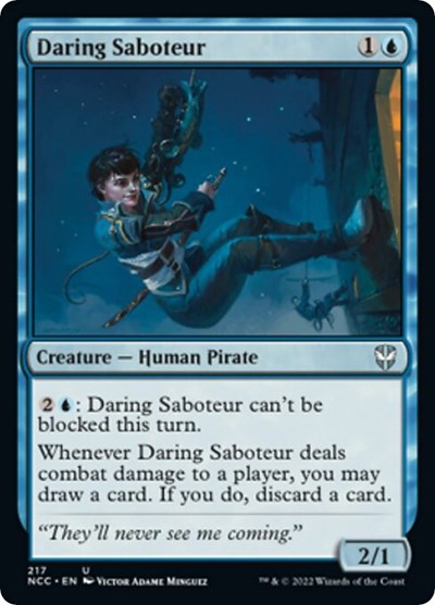 Daring Saboteur (Commander: Streets of New Capenna) Light Play