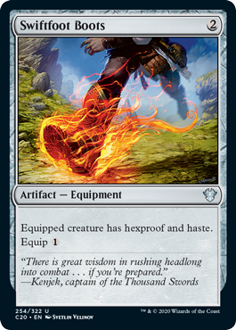 Swiftfoot Boots (Commander 2020 Ikoria) Light Play