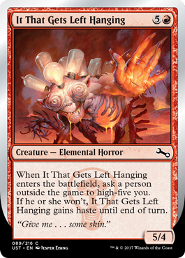 It That Gets Left Hanging (Unstable) Light Play