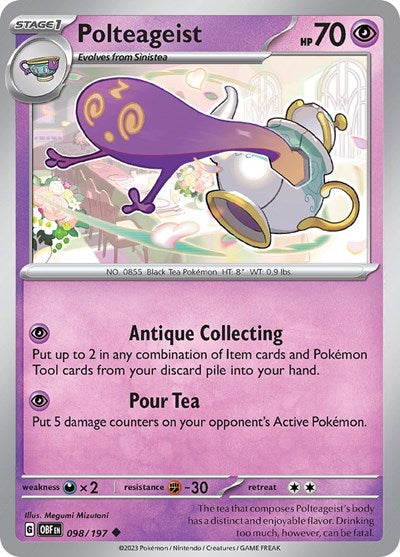 Polteageist (Scarlet and Violet: Obsidian Flames) Light Play