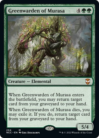 Greenwarden of Murasa (Commander: Streets of New Capenna) Light Play