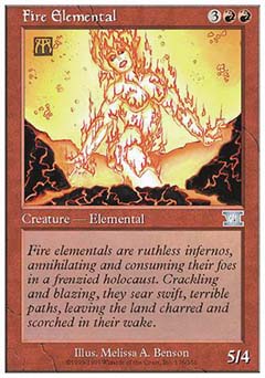 Fire Elemental (Classic 6th Edition) Heavy Play