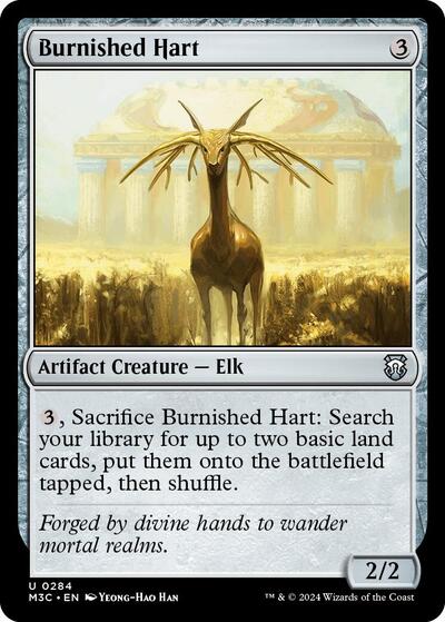 Burnished Hart (Ripple Foil) (Commander: Modern Horizons 3) Light Play Foil