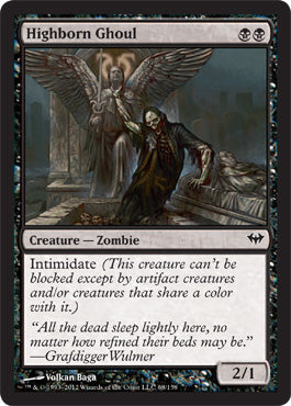 Highborn Ghoul (Dark Ascension) Light Play Foil