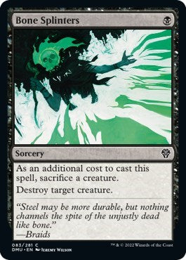 Bone Splinters (Dominaria United) Light Play