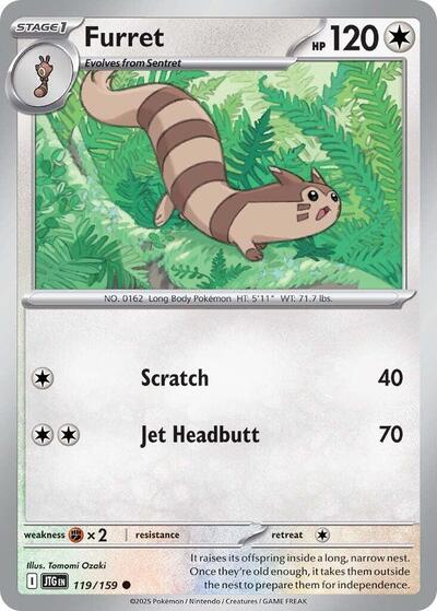 Furret - 119 (SV09: Journey Together) Light Play