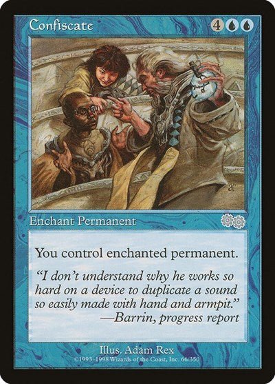 Confiscate (Urza's Saga) Light Play