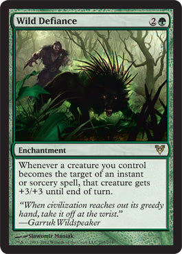 Wild Defiance (Avacyn Restored) Light Play