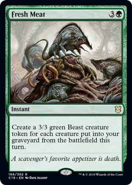 Fresh Meat (Commander 2019) Light Play
