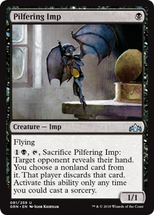 Pilfering Imp (Guilds of Ravnica) Light Play