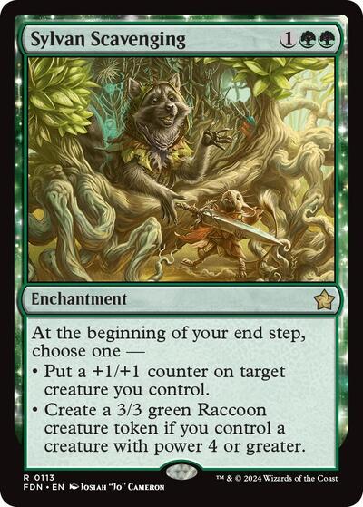 Sylvan Scavenging (Foundations) Light Play