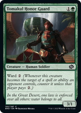 Tomakul Honor Guard (The Brothers' War) Light Play