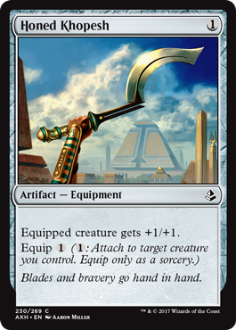 Honed Khopesh (Amonkhet) Light Play