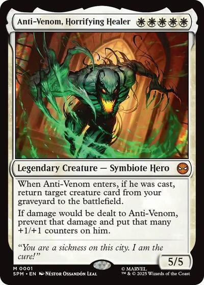 Anti-Venom, Horrifying Healer (Marvel's Spider-Man) Light Play Foil