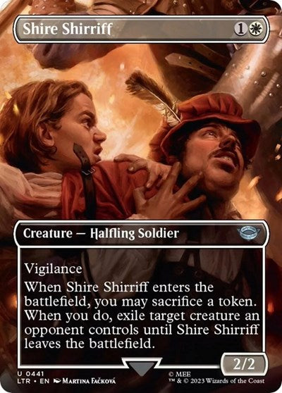 Shire Shirriff (Borderless) (Universes Beyond: The Lord of the Rings: Tales of Middle-earth) Light Play Foil