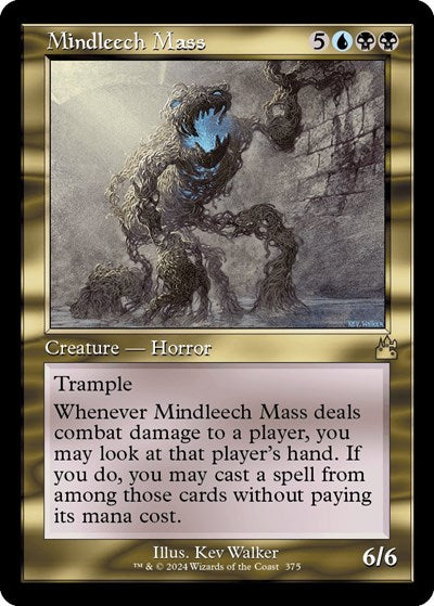 Mindleech Mass (Retro Frame) (Ravnica Remastered) Light Play Foil