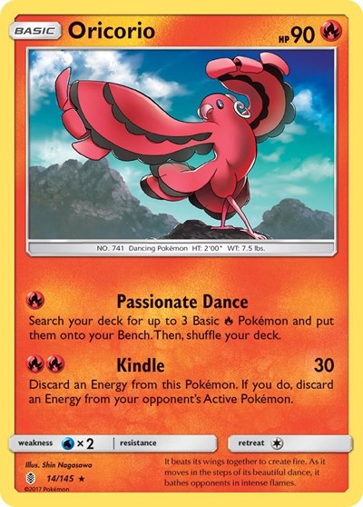 Oricorio (14) (SM - Guardians Rising) Medium Play