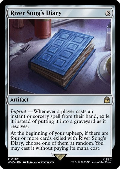 River Song's Diary (Universes Beyond: Doctor Who) Light Play Foil