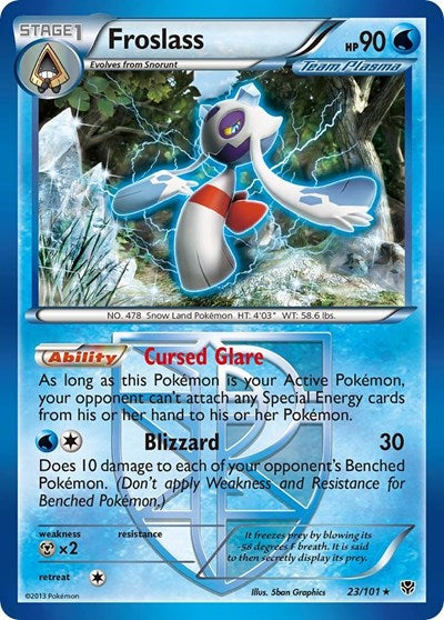 Froslass (Team Plasma) (Plasma Blast) Medium Play