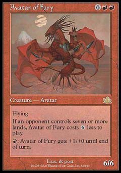 Avatar of Fury (Prophecy) Light Play