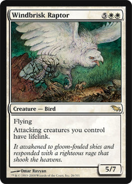 Windbrisk Raptor (Shadowmoor) Medium Play