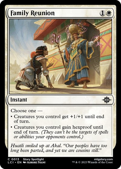 Family Reunion (The Lost Caverns of Ixalan) Light Play Foil
