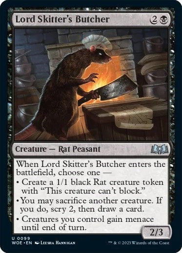 Lord Skitter's Butcher (Wilds of Eldraine) Light Play Foil