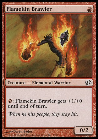 Flamekin Brawler (Duel Decks: Jace vs Chandra) Light Play