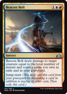 Beacon Bolt (Guilds of Ravnica) Light Play