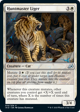 Huntmaster Liger (Ikoria: Lair of Behemoths) Light Play Foil