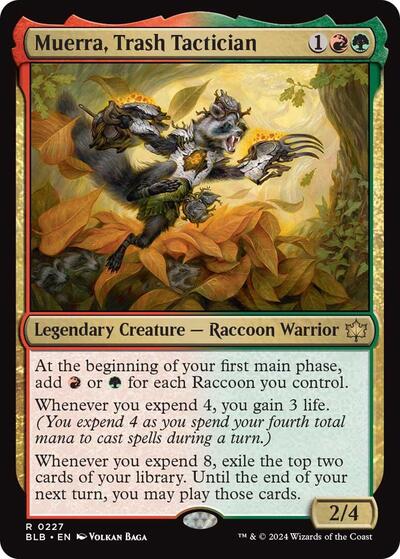 Muerra, Trash Tactician (Bloomburrow) Light Play