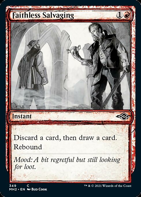 Faithless Salvaging (Showcase) (Modern Horizons 2) Light Play