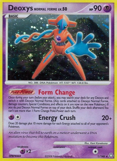 Deoxys Normal Forme (Legends Awakened) Damaged / Poor Holofoil