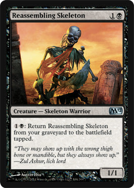 Reassembling Skeleton (Magic 2012 Core Set) Light Play