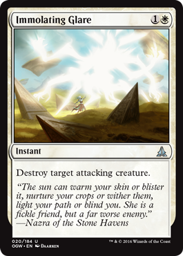 Immolating Glare (Oath of the Gatewatch) Light Play