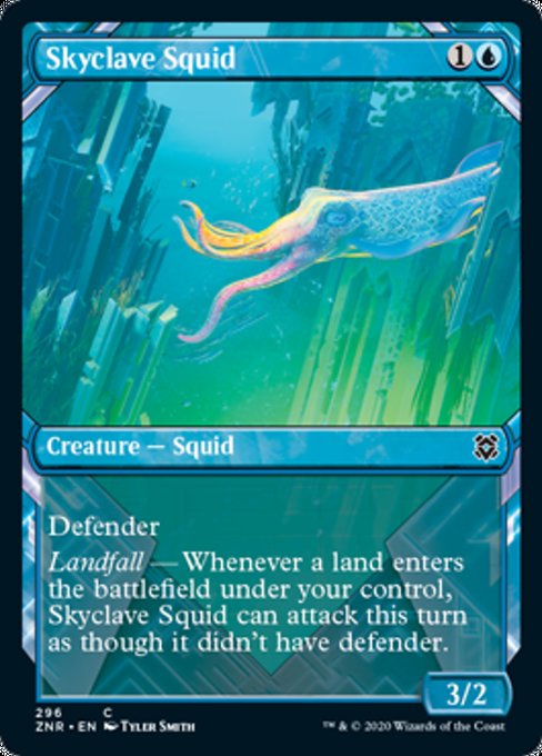 Skyclave Squid (Showcase) (Zendikar Rising) Light Play Foil