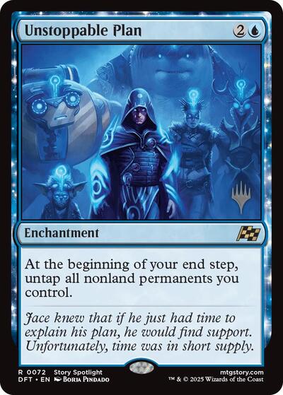 Unstoppable Plan (Promo Pack: Aetherdrift) Light Play Foil