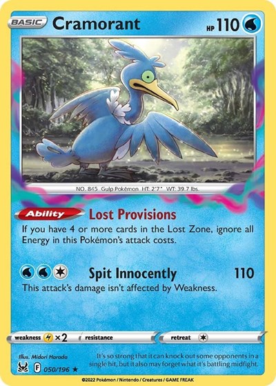 Cramorant (SWSH11: Lost Origin) Light Play